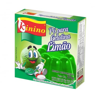 GELATINA KININO LIMÃO 20 GRAMAS