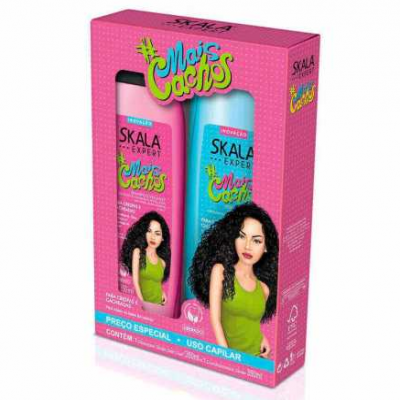 KIT SKALA SHAMPOO + CONDICIONADOR #MAISCACHOS 325ML