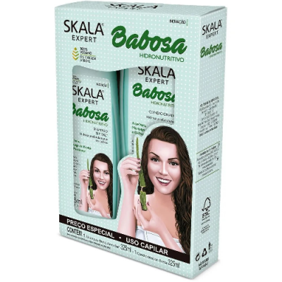 KIT SKALA SHAMPOO + CONDICIONADOR BABOSA 325ML
