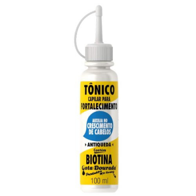 TÔNICO CAPILAR GOTA DOURADA BIOTINA 100ML