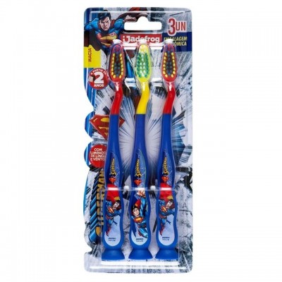 ESCOVA DENTAL JADEFROG SUPERMAN MACIA LEVE 3 PAGUE 2 UN