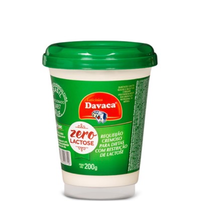 REQUEIJÃO LIGHT DAVACA ZERO LACTOSE 200G