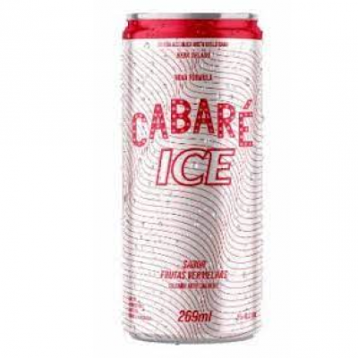 BEBIDA MISTA CABARÉ ICE FRUTAS VERMELHAS LATA 269 ML