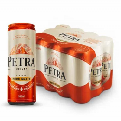 CERVEJA PETRA PURO MALTE 269ML 12 UNIDADES