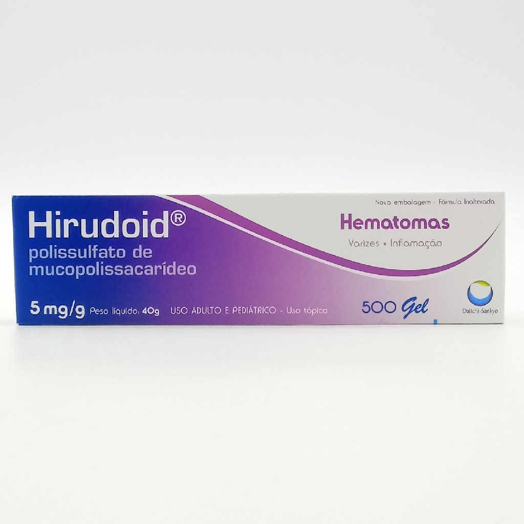 HIRUDOID 500 GEL COM 40 GRAMAS SANKYO