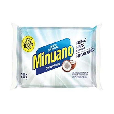 SABÃO EM PEDRA MINUANO COCO 200G