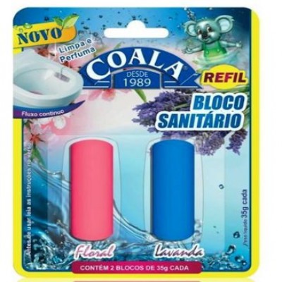 BLOCO SANITÁRIO COALA REFIL FLORAL/LAVANDA 30G