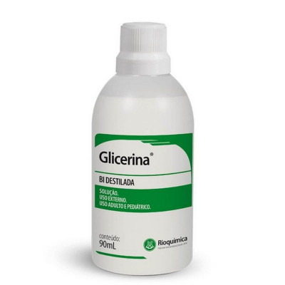 GLICERINA BRANCA BI DESTILADA 90 ML RIOQUIMI