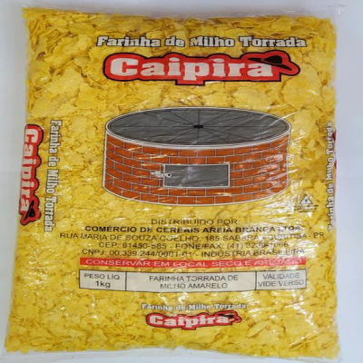 FARINHA DE MILHO CAIPIRA AMARELA 1KG