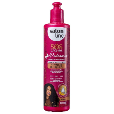 ATIVADOR DE CACHOS SALON LINE +PODEROSOS 300ML