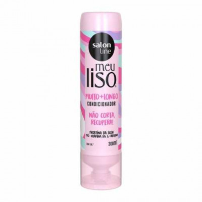 CONDICIONADOR SALON LINE MEU LISO MUITO + LONGO COM 300ML