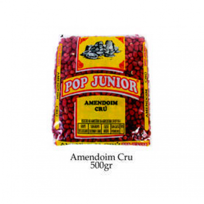 AMENDOIM CRU POP JUNIOR 500 GRAMAS