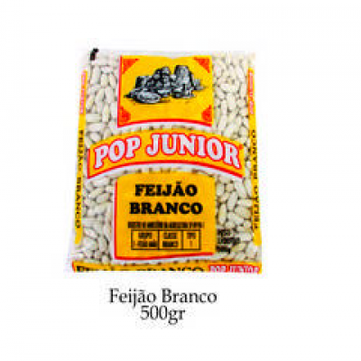 FEIJÃO POP JUNIOR BRANCO 500G