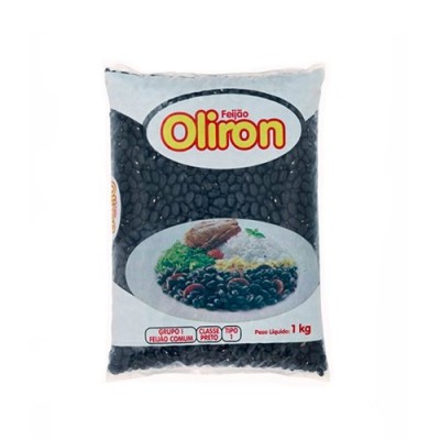 FEIJÃO PRETO OLIRON 1 KG