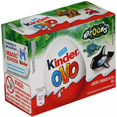 KINDER OVO NATOONS 2 UNIDADES 40 GRAMAS