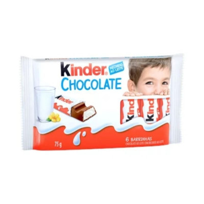 CHOCOLATE KINDER RECHEIO AO LEITE 75 G