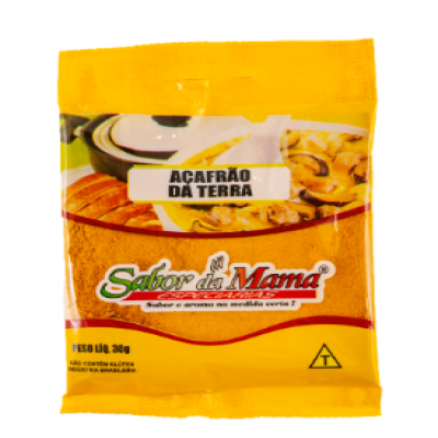 AÇAFRÃO DA TERRA SABOR DA MAMA 30G