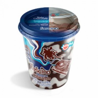 SORVETE JUNDIA FASCINO NATA COM CHOCOLATE 180 G