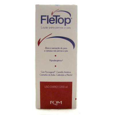 FLETOP LOÇÃO PARA PERNAS E PÉS 200 ML FQM