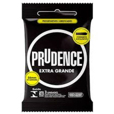 PRESERVATIVO PRUDENCE EXTRA GRANDE 3 UNIDADES