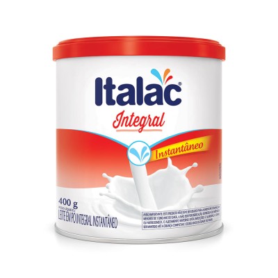 LEITE EM PÓ ITALAC INTEGRAL INSTANTÂNEO 400G