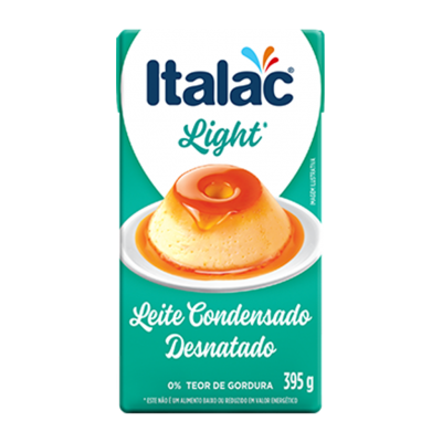 LEITE CONDENSADO ITALAC LIGHT DESNATADO 395 G