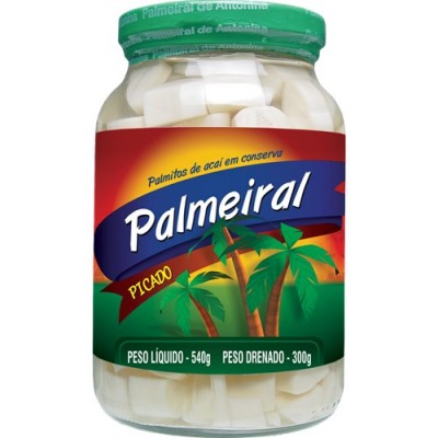 PALMITO PALMEIRAL AÇAÍ PICADO 300G