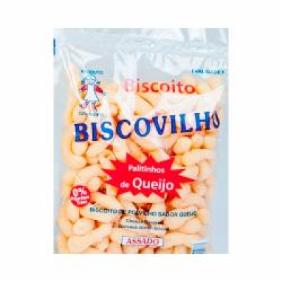 BISCOITO BISCOVILHO BOLINHAS QUEIJO 80G