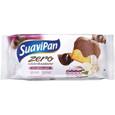 BOLO SUAVIPAN ZERO AÇÚCAR MESCLADO 250G