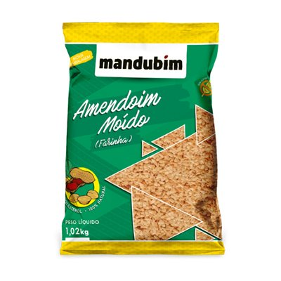 FARINHA DE AMENDOIM MANDUBIM MOÍDO 1,02KG