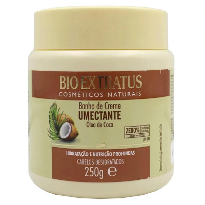 BANHO DE CREME BIO EXTRATUS UMECTANTE ÓLEO COCO 250G