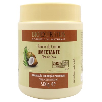 BANHO DE CREME BIO EXTRATUS UMECTANTE ÓLEO COCO 500G