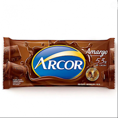 CHOCOLATE ARCOR 53% CACAU AMARGO 100G