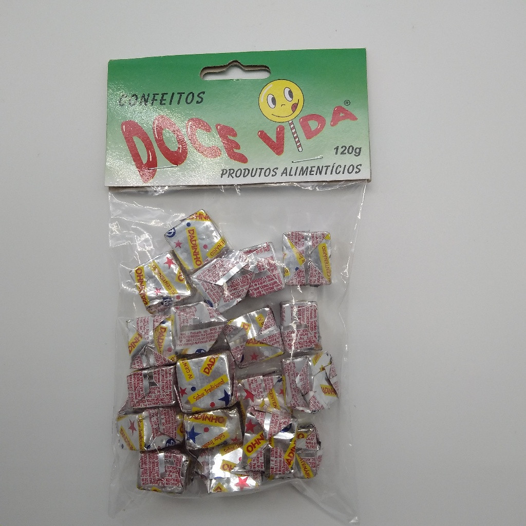 CONFEITOS DOCE VIDA CENTENÁRIO DADINHO 120 G