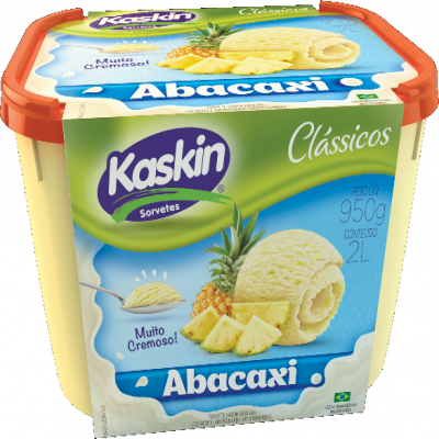 SORVETE KASKIN ABACAXI 2L