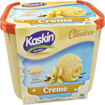 SORVETE KASKIN CREME 2L