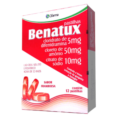 BENATUX FRAMBROESA 12 PASTILHAS