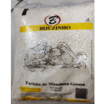 FARINHA DE MANDIOCA BIJUZINHO GROSSA 1KG