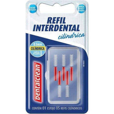 REFIL INTERDENTAL CILÍNDRICA DENTALCLEAN 0,5MM