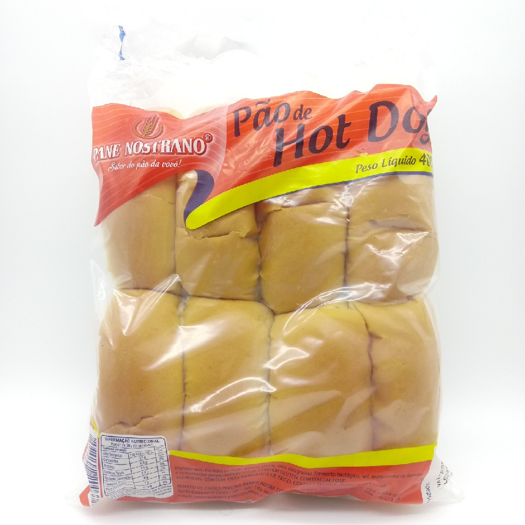 PÃO DE HOT DOG PANE NOSTRANO 400 G