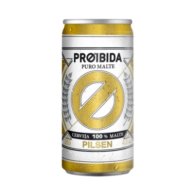 CERVEJA PROIBIDA PURO MALTE PILSEN 269ML