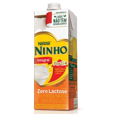 LEITE NINHO INTEGRAL ZERO LACTOSE 1 L