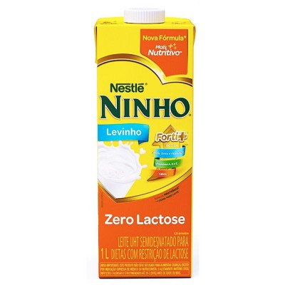 LEITE NINHO SEMI DESNATADO ZERO LACTOSE 1 L