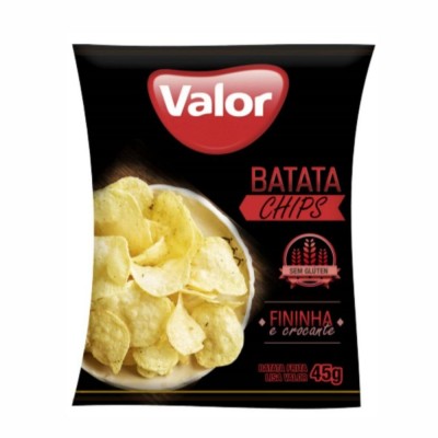 BATATA VALOR CHIPS TRADICIONAL 45 G