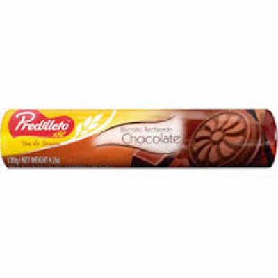 BISCOITO RECHEADO PREDILLETO CHOCOLATE 120G