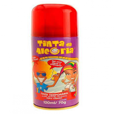 SPRAY TINTA DA ALEGRIA VERMELHO 120ML