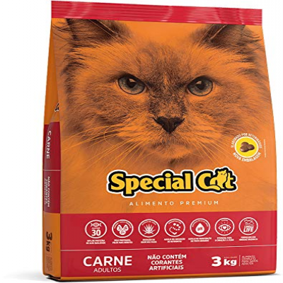 RAÇÃO SPECIAL CAT CARNE 3 KG