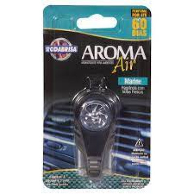 AROMATIZANTE DE AMBIENTE RODABRISA AROMA AIR MARINE COM 1 DIFUSOR E 1 REFIL DE 7 ML