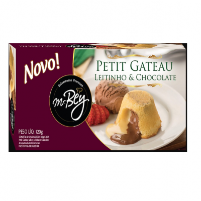 PETIT GATEAU LEITINHO MR. BEY 120 GRAMAS