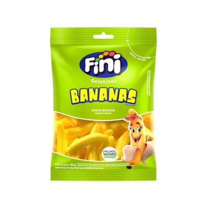 BALA FINI GELATINA BANANAS 90 G